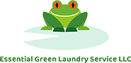 Essential Green Laundry Service Logo